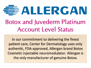 BOTOX Plano - Botox and Juvederm Platinum Account Level Status