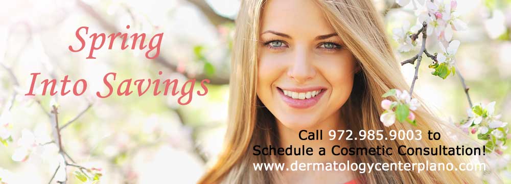 Dermatologist Plano Dr Selkin April Specials 2018
