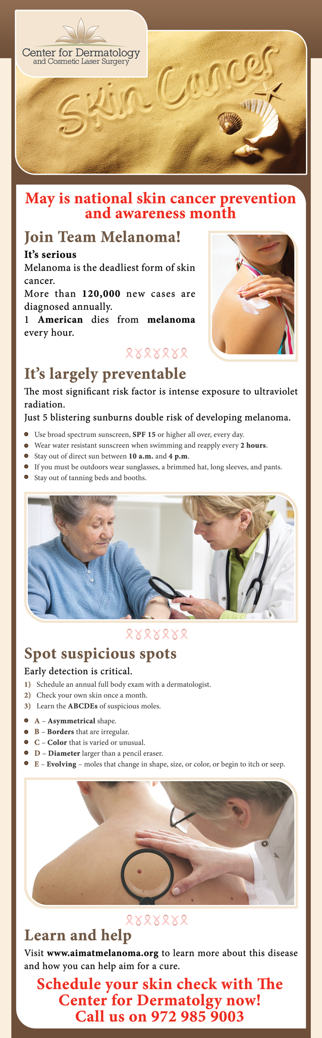 Melanoma Plano - Melanoma Awareness Programm