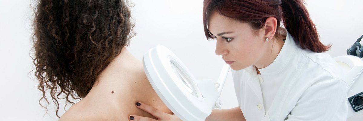 What is the benefit of treatment for skin lesions?